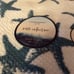 Cynthia Rowley Blue Starfish Embroidered Hem 100% Cotton Bath Towels-Set of 4