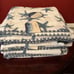 Cynthia Rowley Blue Starfish Embroidered Hem 100% Cotton Bath Towels-Set of 4