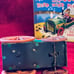 Crazy Clown Drive a Car Tin Toy Wind Mechanism Yoneya Yone Made in JAPAN
