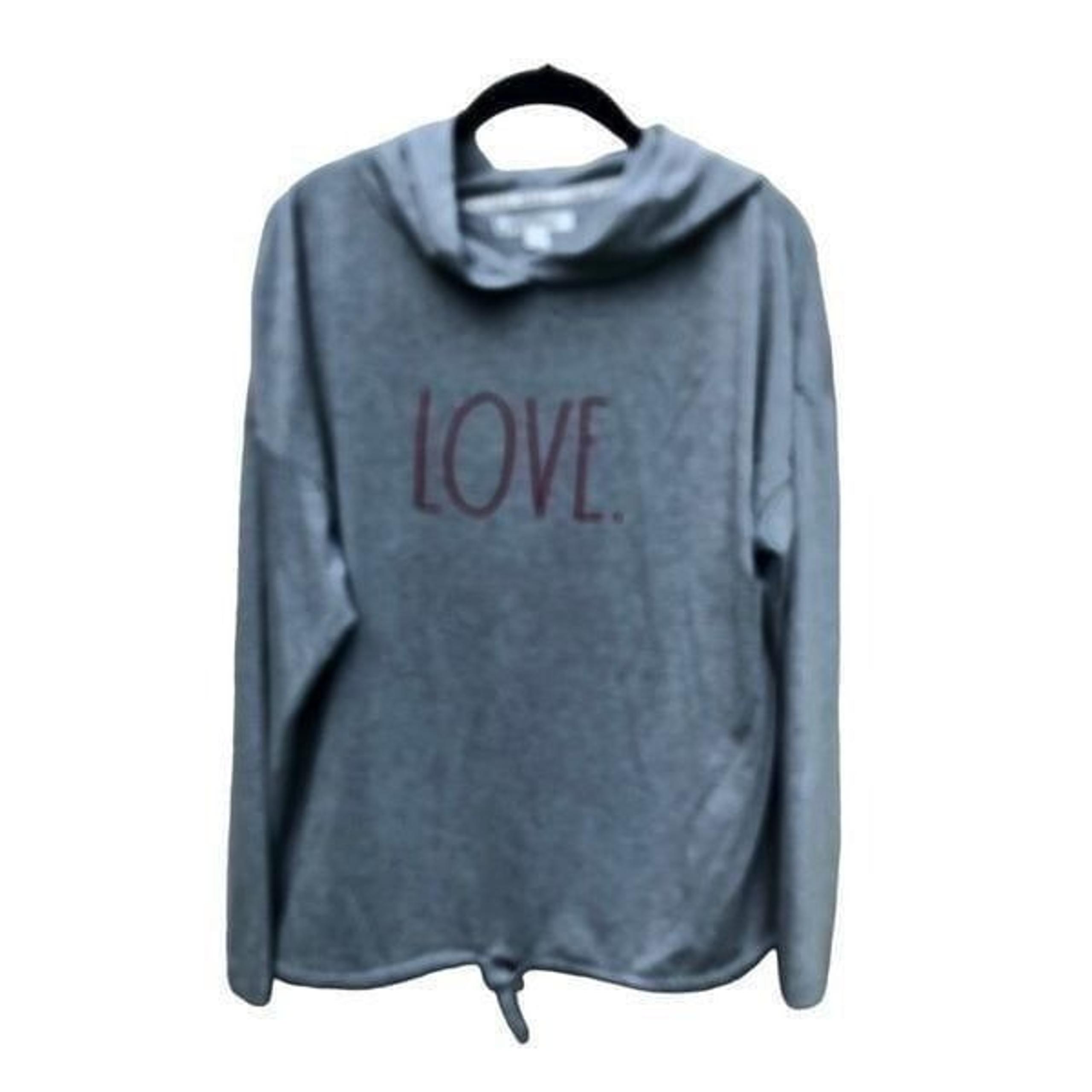 Rae Dunn LOVE Hoodie Size Medium