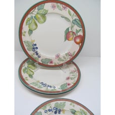 Johnson Brothers Autumn Grove Set Of Three 10 3/4 Dinner Plates + 1 Salad Plate
