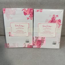 Lilly Pulitzer Elephant Bizarre Pillowcase set NWT