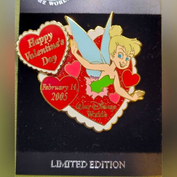 Disney pin Tinkerbell Valentines Day 2005 Limited Edition