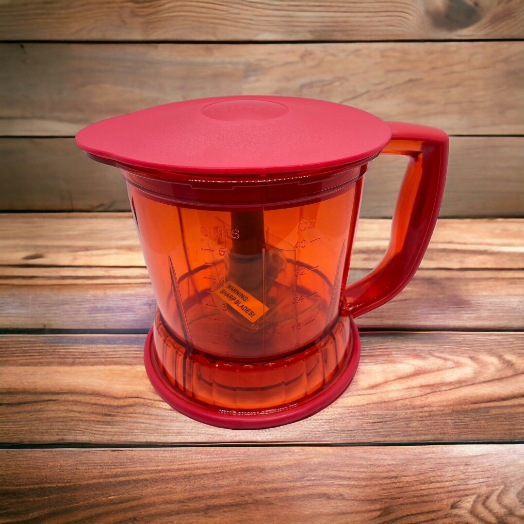 Ninja Storm 40oz Replacement Red Pitcher Blade and Lid Never Used