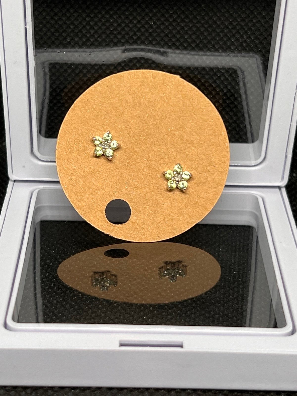 Earrings 10k white gold
