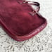 Vintage 50s-60s Lord + Taylor Maroon Italian Leather Flat Tote / Attache Case