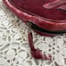 Vintage 50s-60s Lord + Taylor Maroon Italian Leather Flat Tote / Attache Case