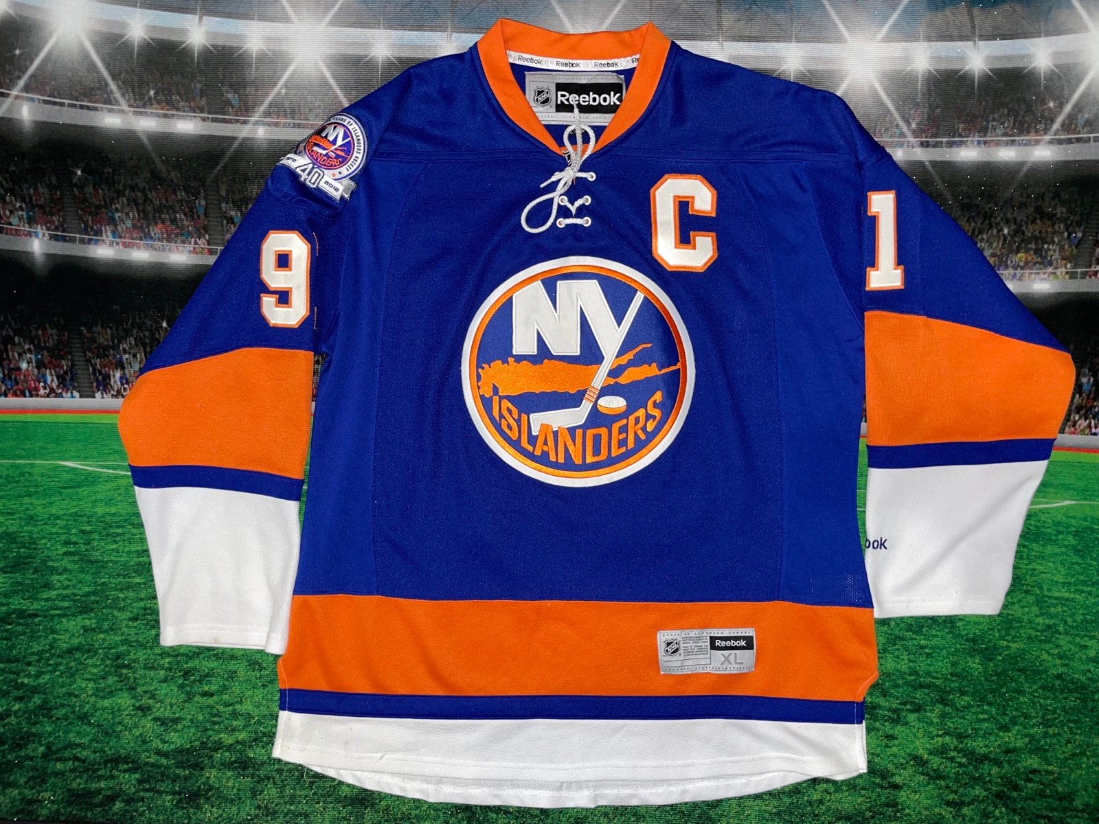 New York Islanders John Tavares #91 Reebok NHL Jersey Sz XL Preowned