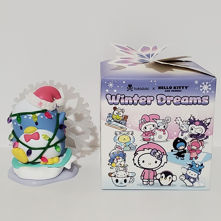 Tokidoki x Hello Kitty Winter Dreams Blind Box Figure OPEN Tuxedo Sam CHASER