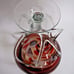 Bird's Nest Hand Blown Glass/Central Large Tall Bowl