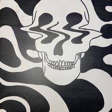 Skull painting