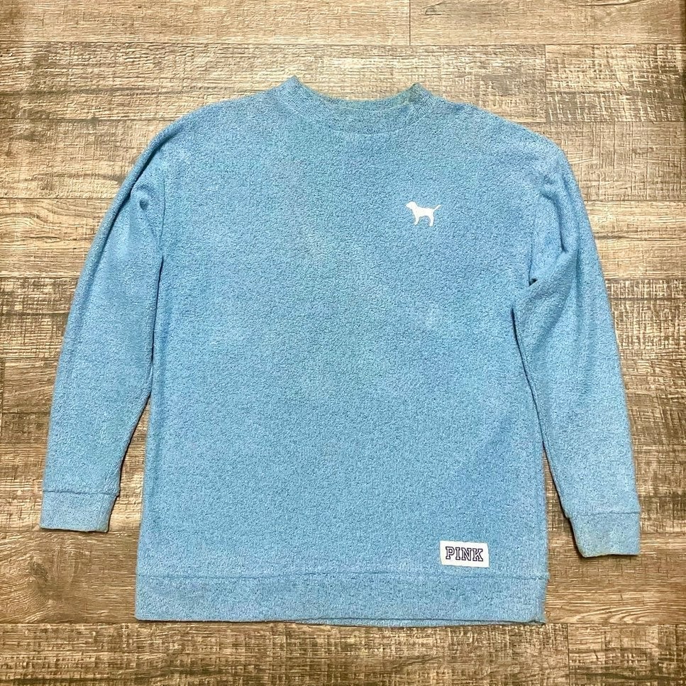 Victoria's Secret Pink Oversized Mock Neck Sweatshirt