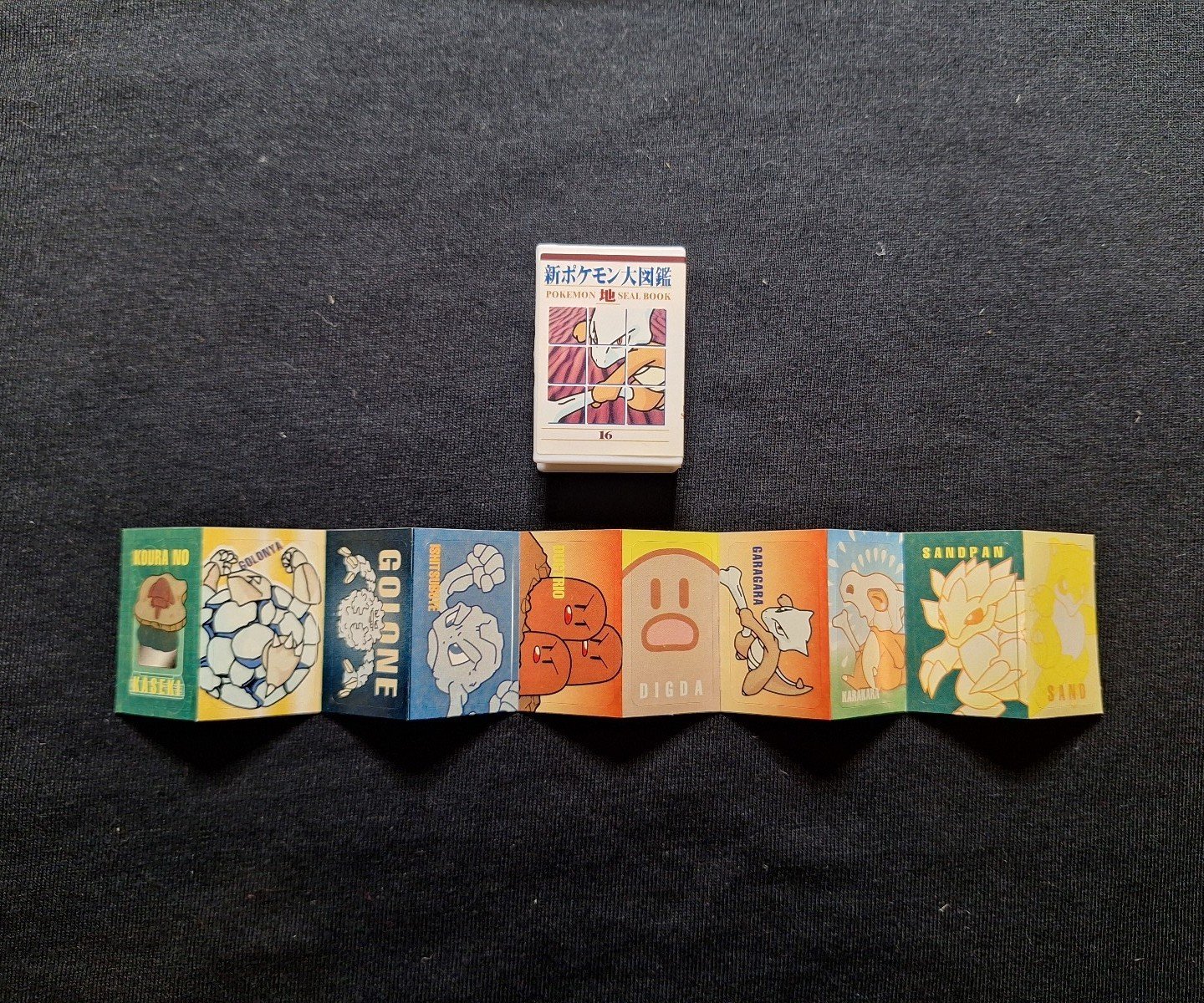 Marowak Cubone Rare Sticker Book Seal Pokemon Nintendo Zukan Japanese Vintage