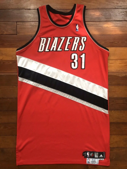 Pendergraph Game Used Blazers Jersey 50
