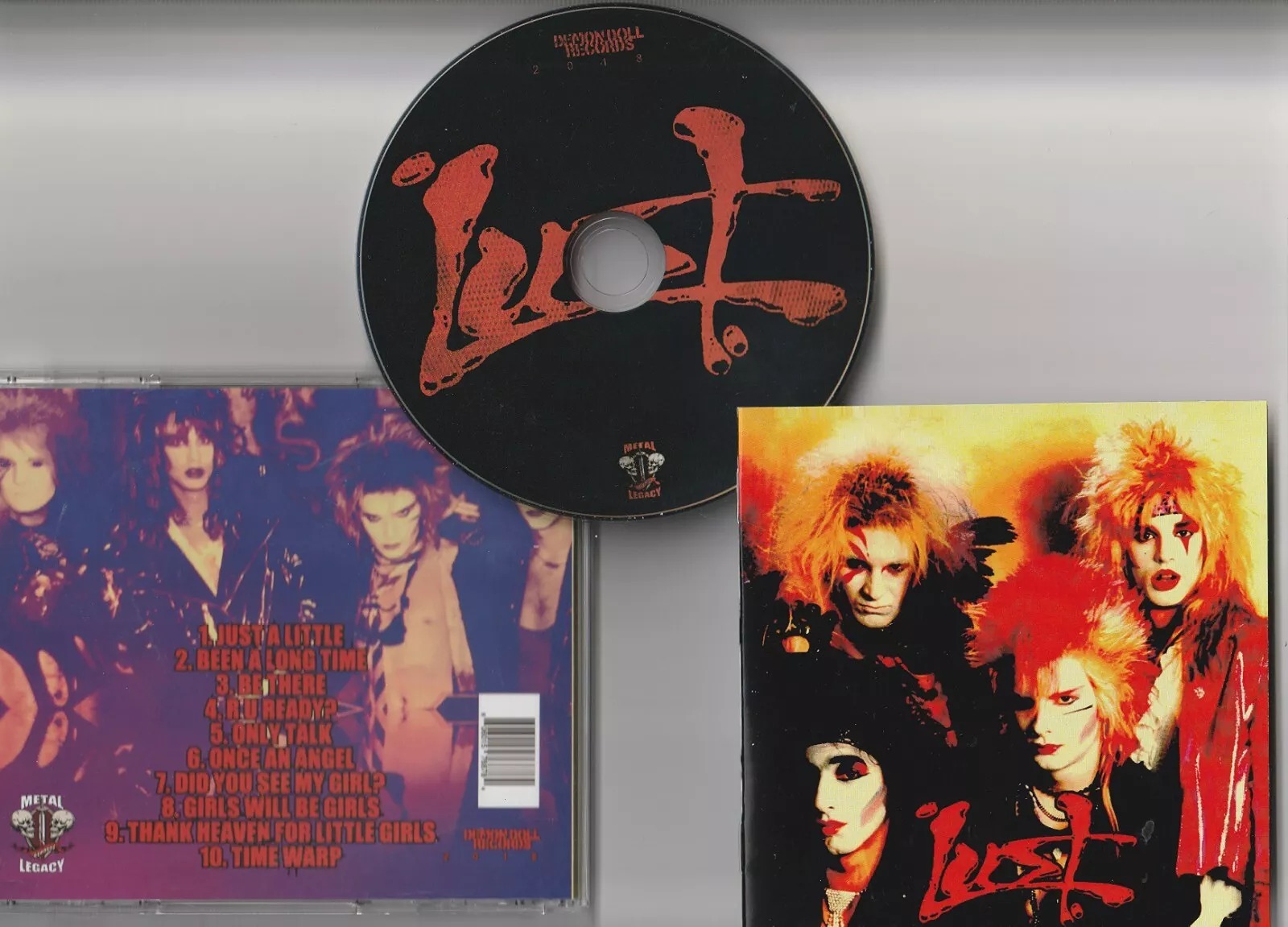 LUST “s/t” HYPER RARE Glam/Hair Metal CD! (Demon Doll Records)