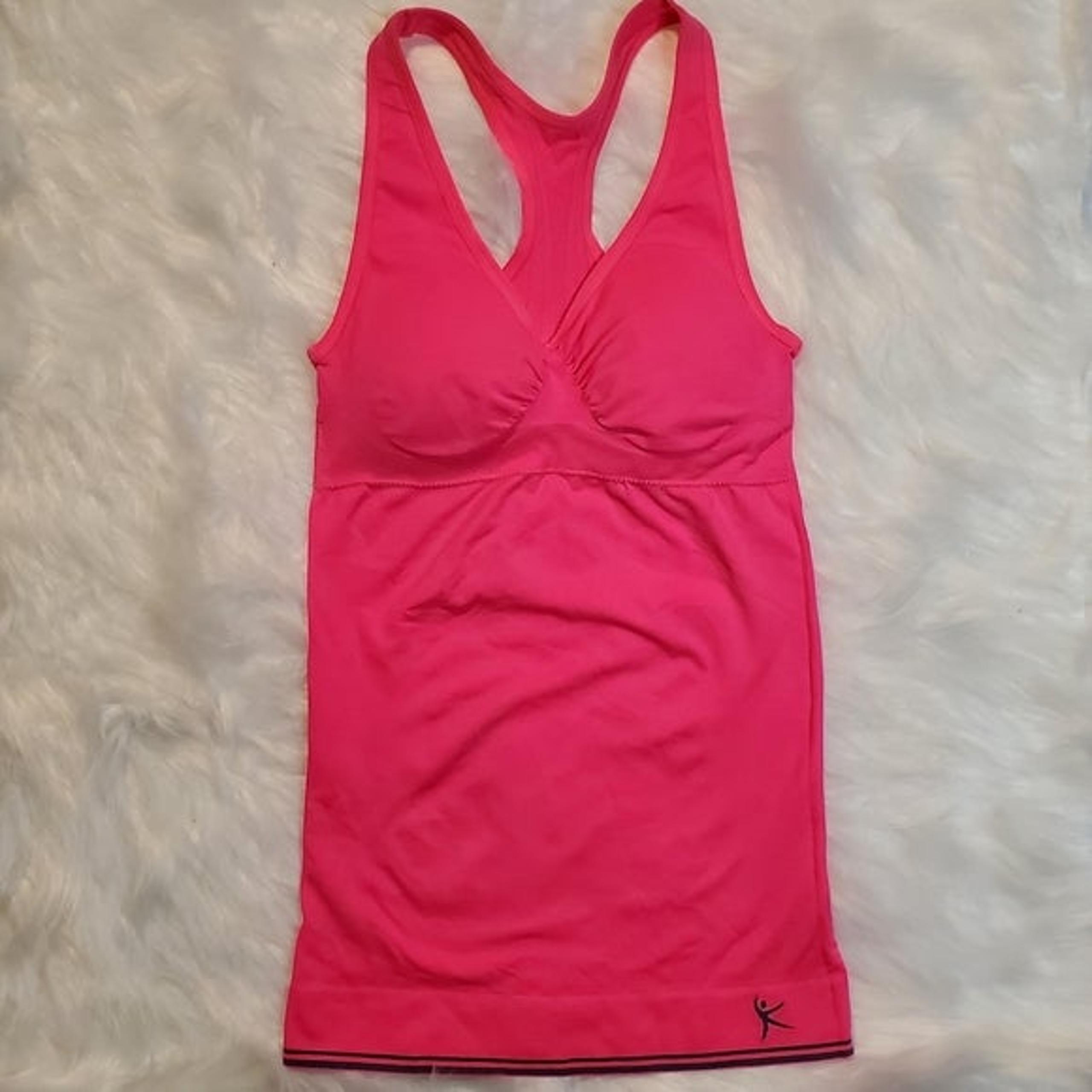Danskin Now Hot Pink Racerback Tank Top