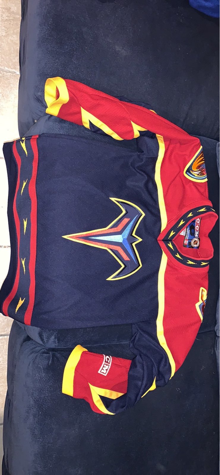 Boys youth retired hockey jersey