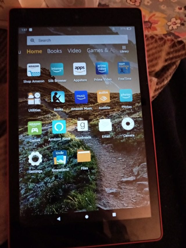 Amazon fire tablet