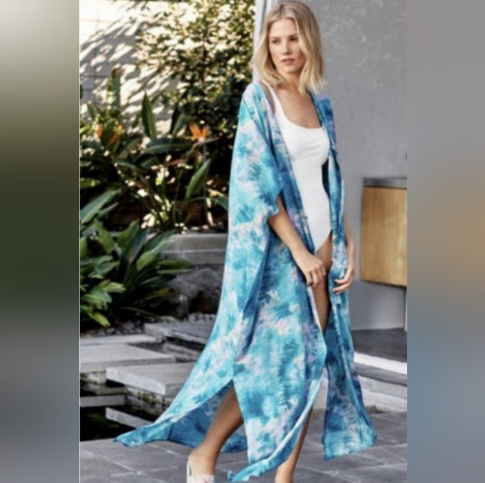 Johnny Was Calme Kaftan Dress, size S/M, NWT
