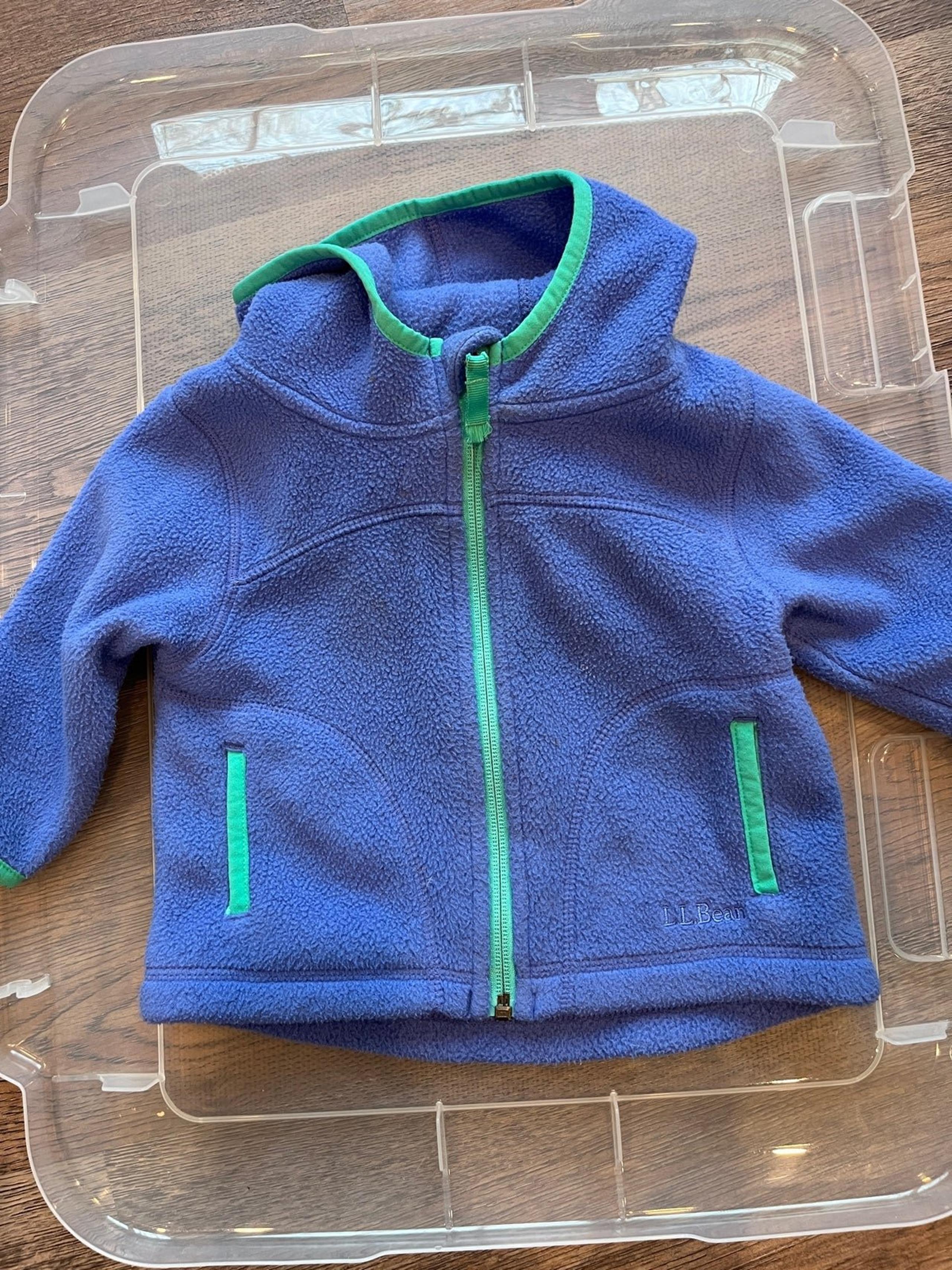LL Bean fleece coat