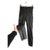 Zara | Vegan Leather Hi Rise Zip Ankle Skinny Pants