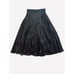 JS Collections Maxi Skirt Black Glossy High Waisted A-line Women’s Size 16