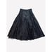 JS Collections Maxi Skirt Black Glossy High Waisted A-line Women’s Size 16