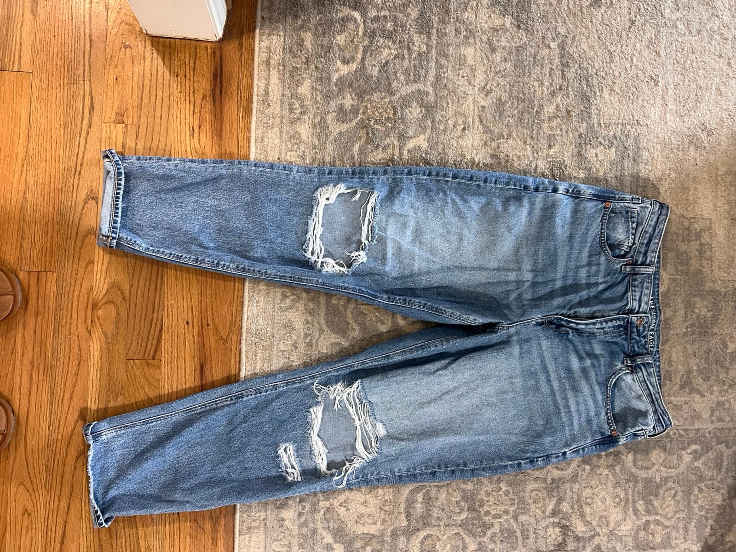 American Eagle Boyfriend/Mom Strigid Jeans