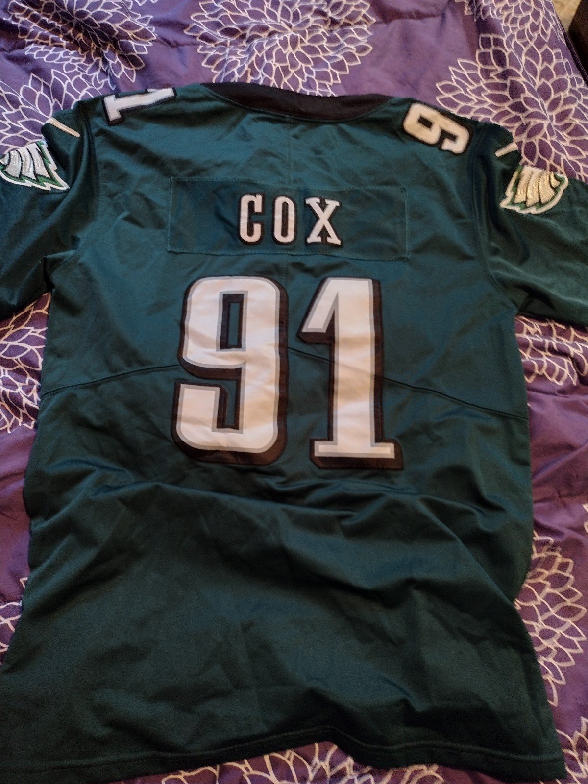 Cox eagles on field jersey size med