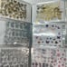 Full Nail Decorations 3D Charms Set +Stickers Collection + Spider Gel + Gold Fo