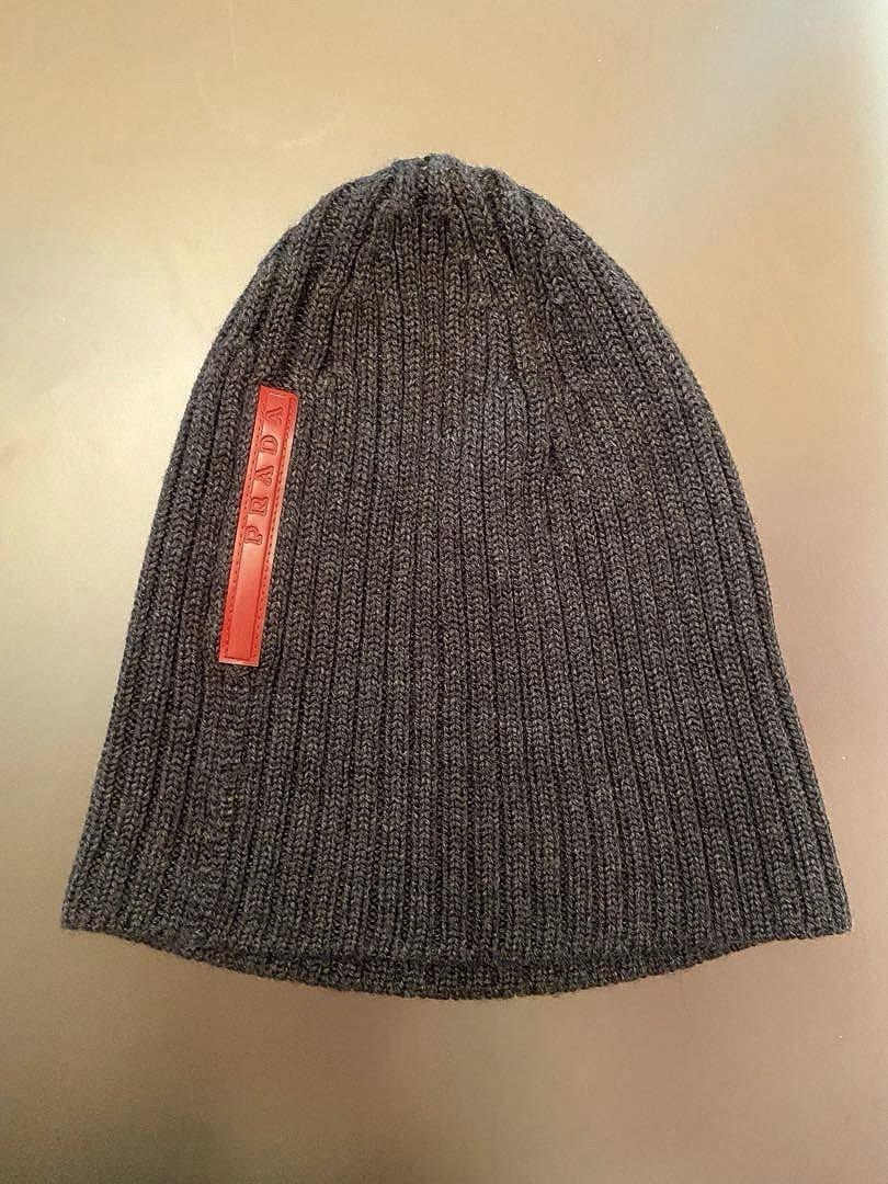 Rare】PRADA Sports Beanie Knit Hat