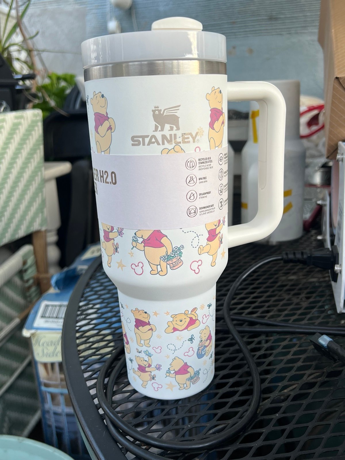 Winnie the Pooh tumbler 40 oz Stanley cup