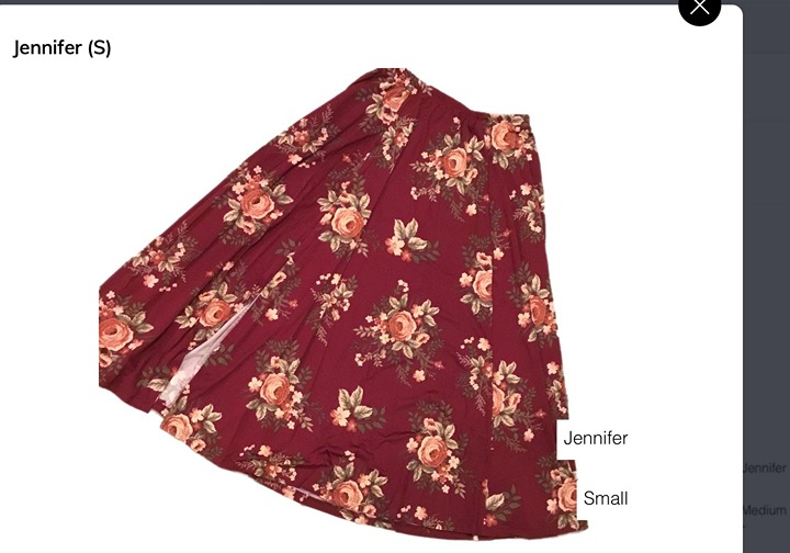 Jennifer Flared Midi Skirt