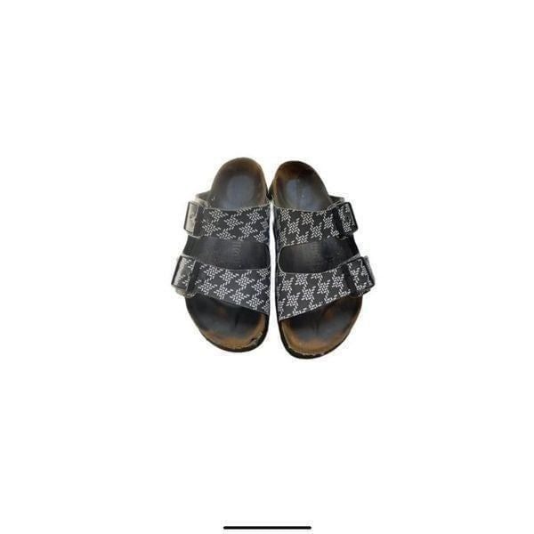 Papillio By Birkenstock Black And White Houndstooth Sandals Size 38 (US 7.5-8)