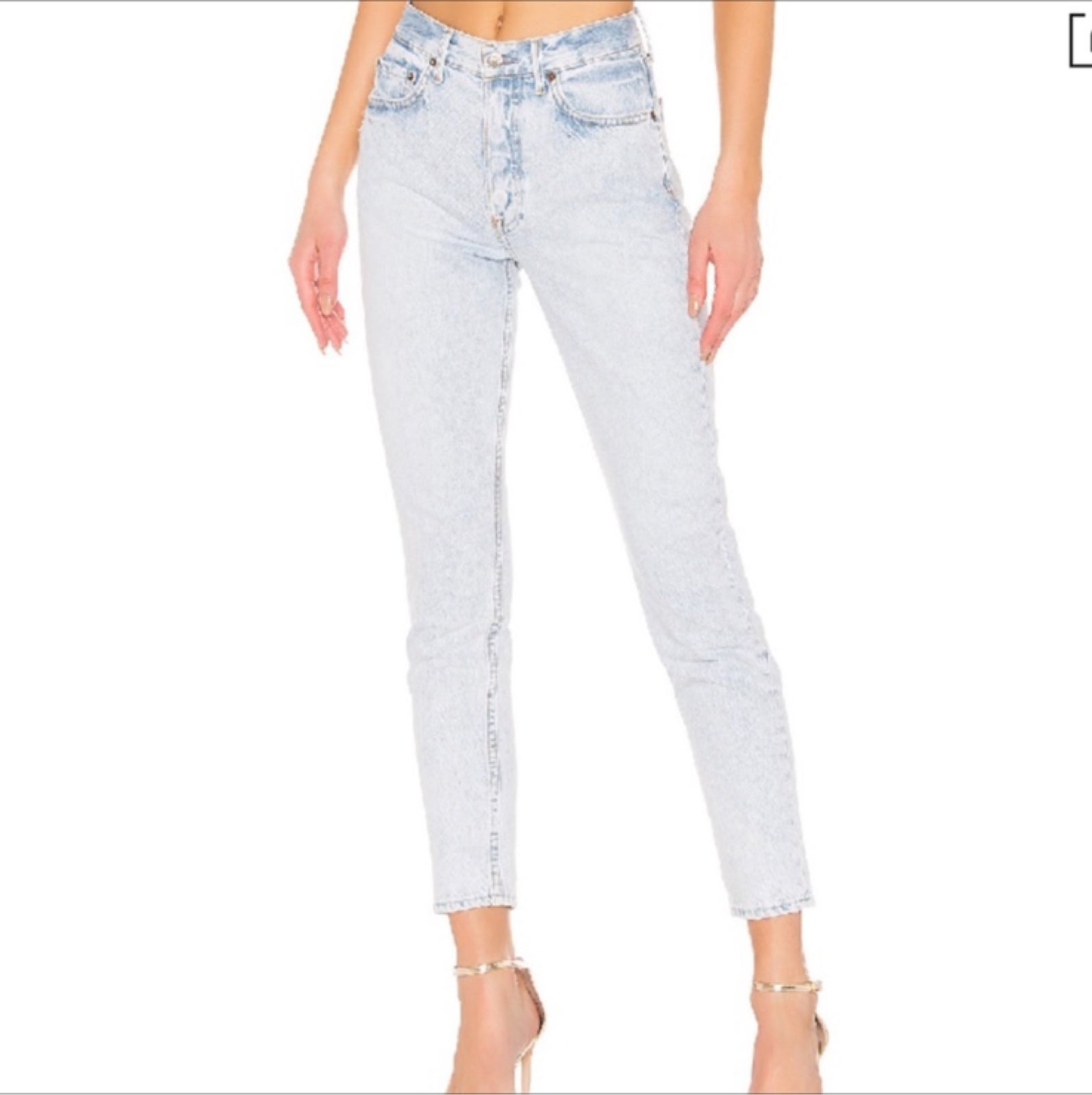 Authentic GRLFRND Karolina High Waist Skinny Jeans In Never Again