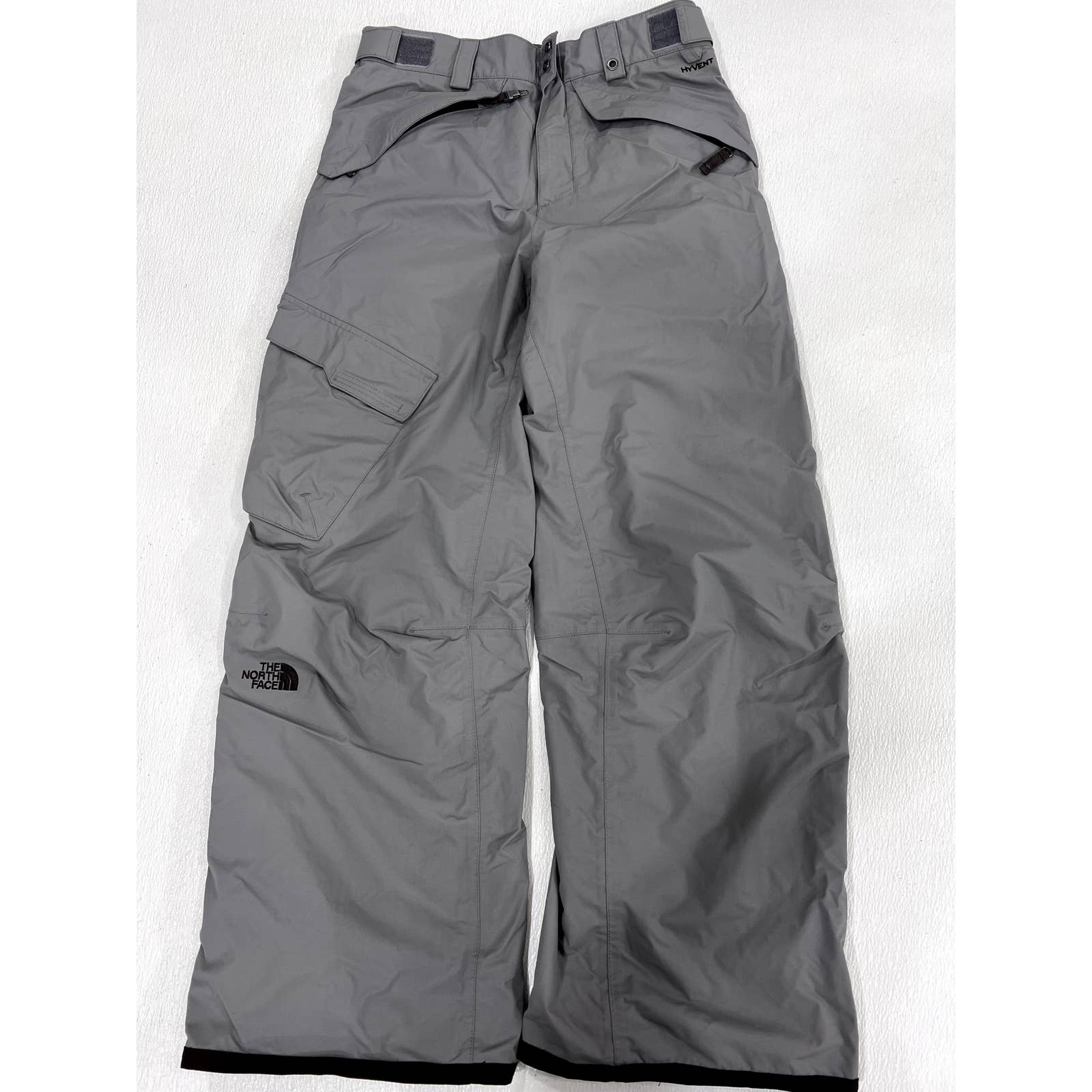 The North Face Hyvent Gray Cargo Ski Snowboard Pants Sz Small