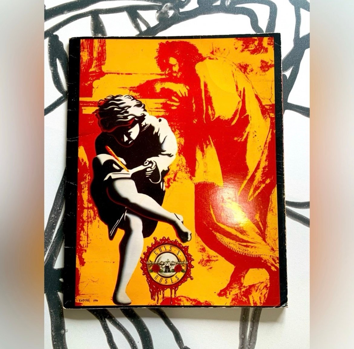 GUNS N ROSES Original 1991 Guns N Roses Use Your Illusion Tour Program. Vintage.