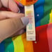 Lularoe Rainbow Paint Drip Striped Heart Leggings Sz TC T/C Pride Art Teacher