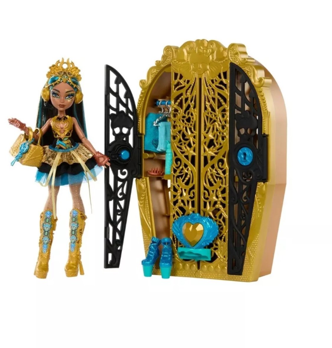 Monster High Skulltimate Secrets Monster Mysteries Playset Cleo De Nile Doll NEW