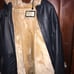 Alex + Alex Unisex 2XL Navy Blue Hooded Leather Coat