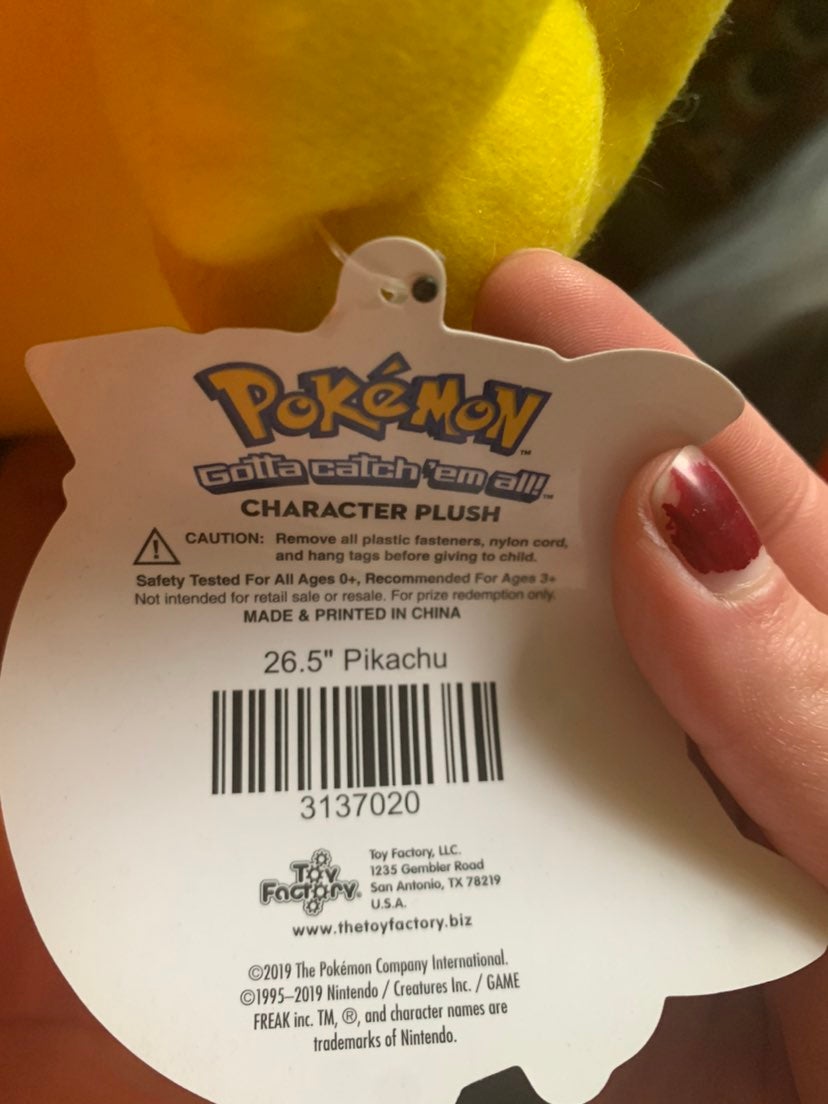 Pokemon stuffed animals
