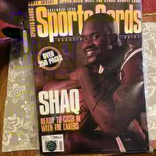 Autographed Shaquille O’Neal Magazine from 1996