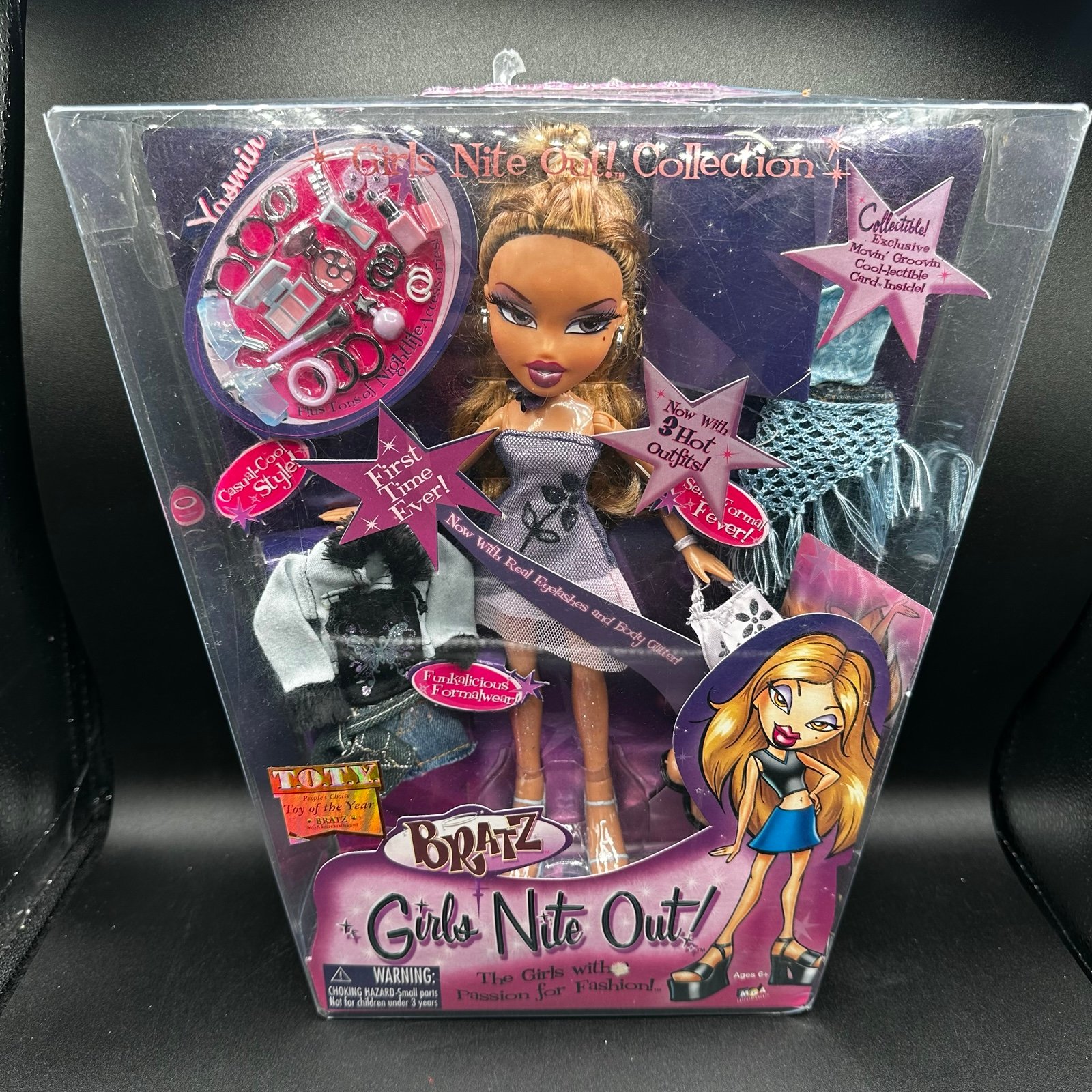 OG 2004 Bratz Girls Nite Out Fashion Doll - Yasmin