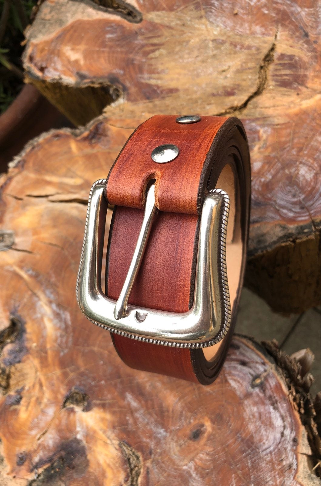 Full grain leather belt