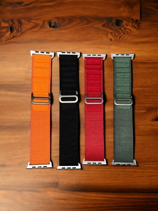 Only Band - 4 pcs Alpine Loop band ultra for Apple watch strap 38mm 40mm 41mm