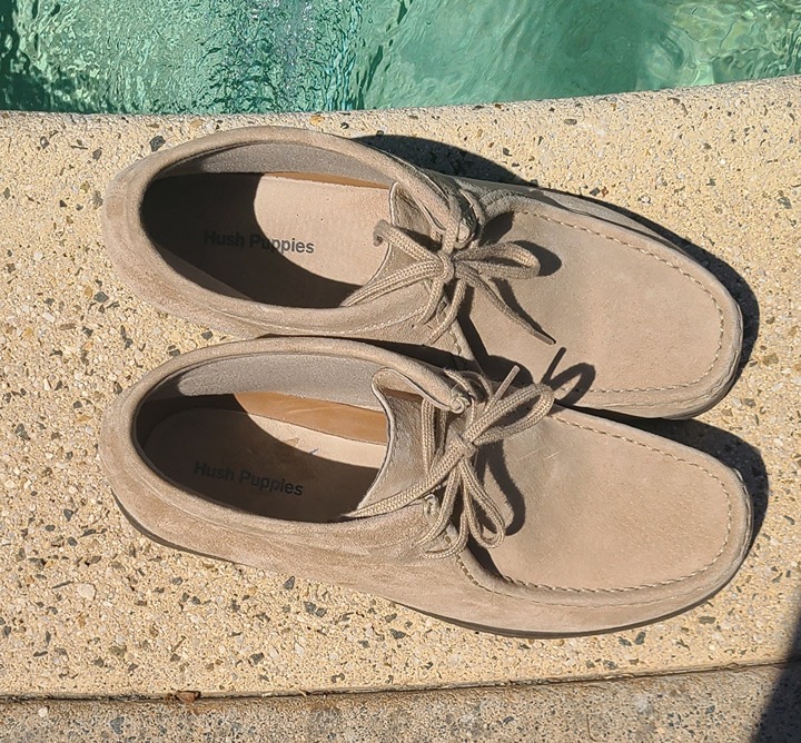 Hush Puppies Suede Loafers for Men Mercari