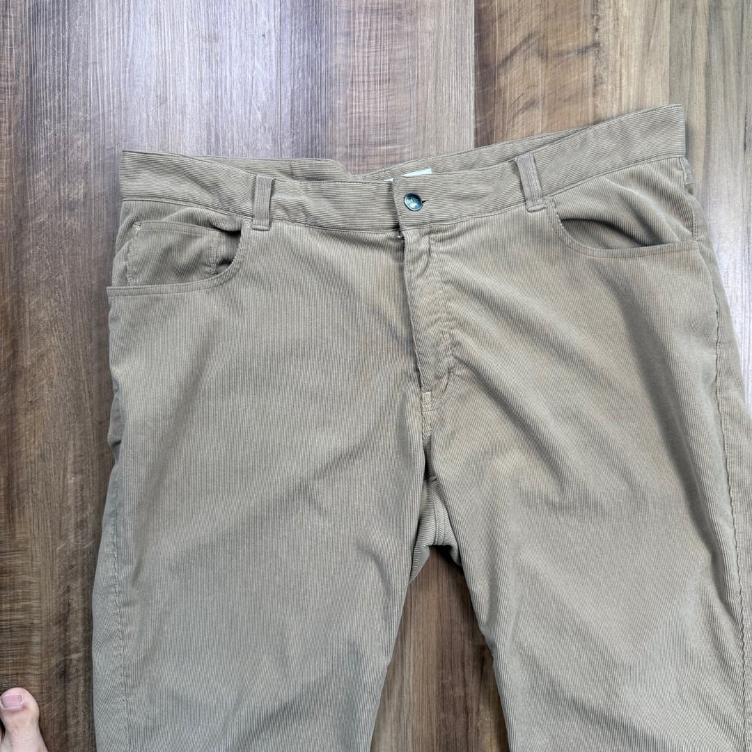 Peter Millar Pants Mens Beige 40x31 Superior Soft Corduroy