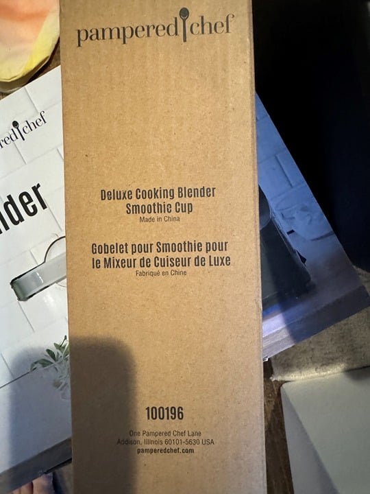 Pampered Chef Cooking Blender and Smoothie Cup