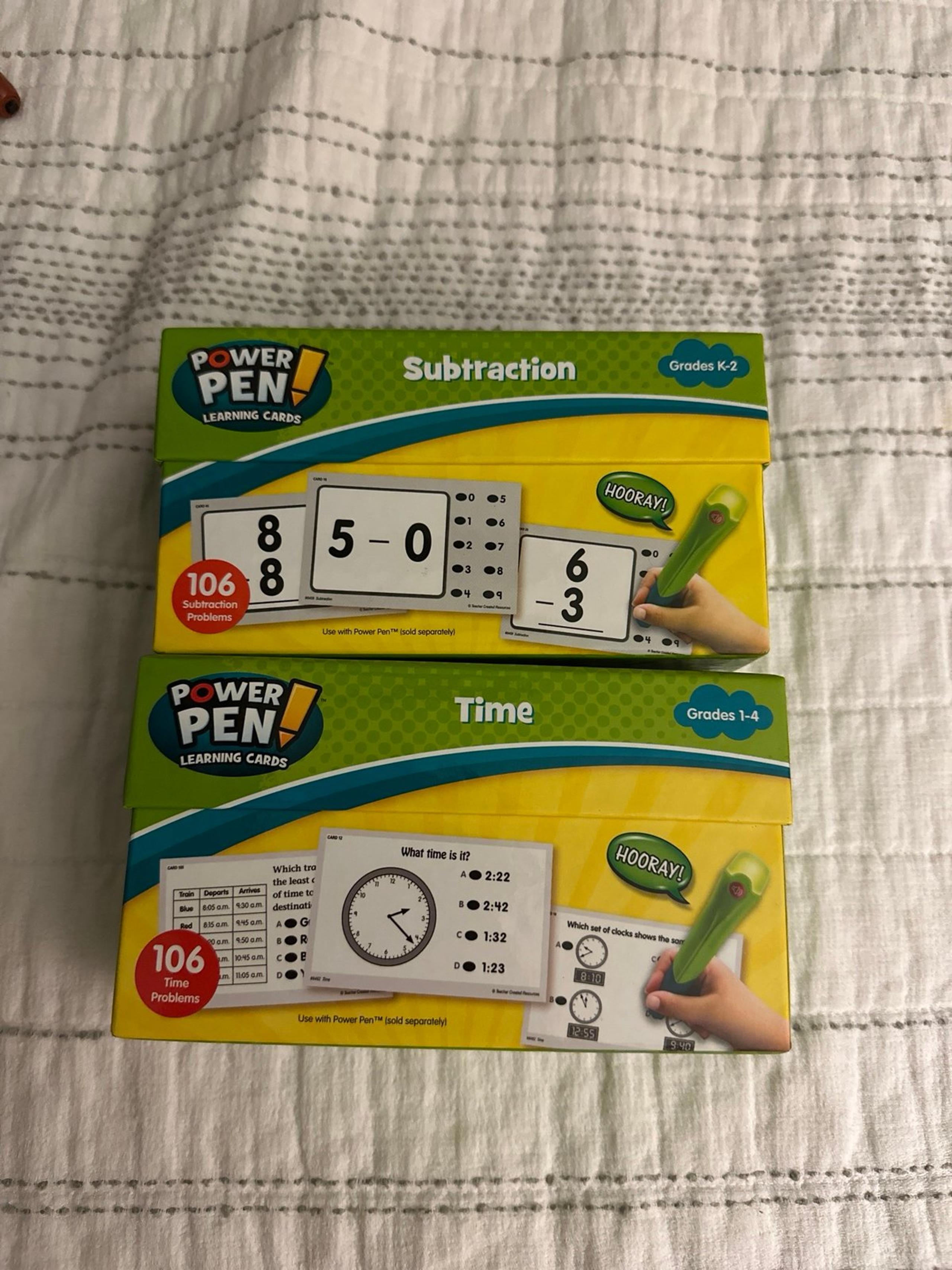 power pen learning cards