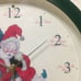 Vintage Sleeping Santa Musical Christmas Clock